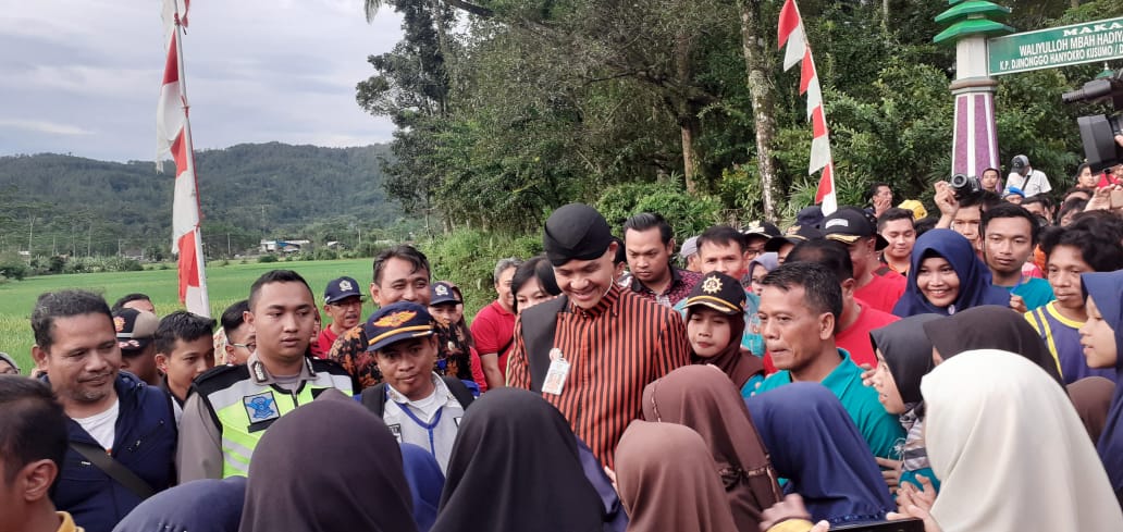 Pengamanan Kunjungan Gubernur Jawa Tengah di Desa Majalangu Kec. Belik Kab. Pemalang