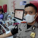 Peduli Sesama, Serdik Kemas Indra Natanegara Donorkan Darahnya Di PMI Bandung
