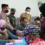 Cek Keroyok Vaksin Kecamatan Susukan, Kapolres Bersama Dandim Banjarnegara Ingin Akselerasi Vaksinasi Jalan Terus